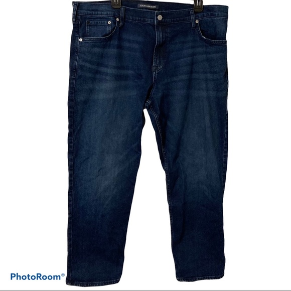 Calvin Klein Jeans Straight Fit Dark Wash W40XL30 - Picture 1 of 4